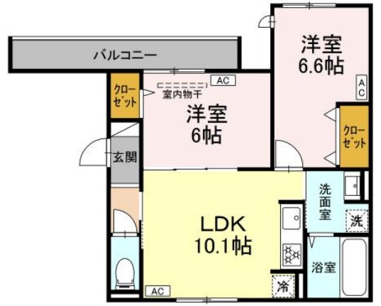 (仮)北区豊島7丁目PJ A棟の間取り