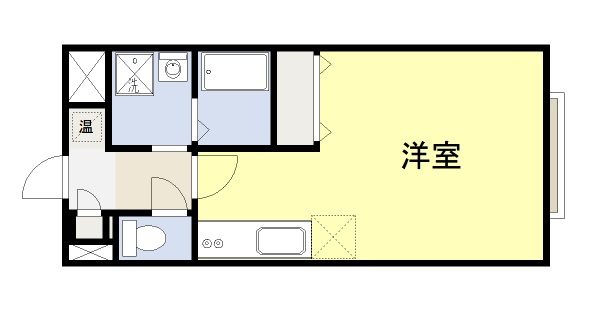 エーケーハイツＧの間取り