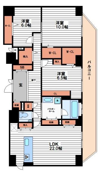 ラ・メゾンヴェール上町の間取り