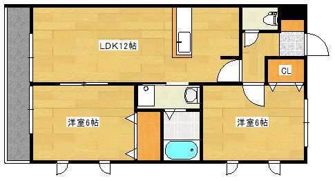 メゾンエレガンテの間取り