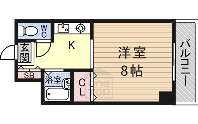 茨木市新庄町のマンションの間取り