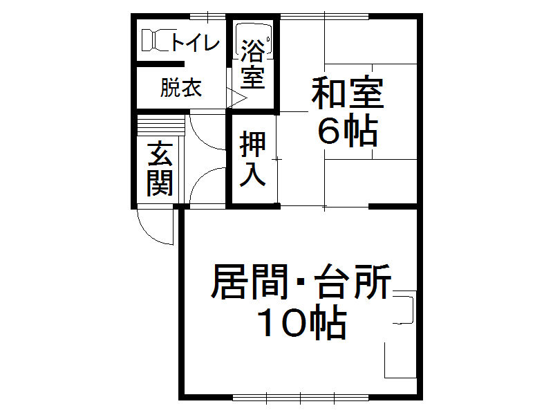 コーポヒロの間取り