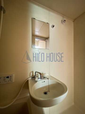 洗面設備　スペースが確保できる洗面所です