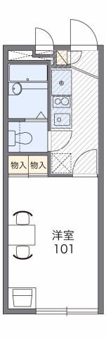 横浜市泉区岡津町のアパートの間取り