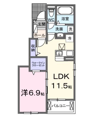 【紫陽花IXの間取り】