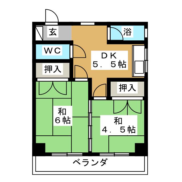 マンション高橋の間取り