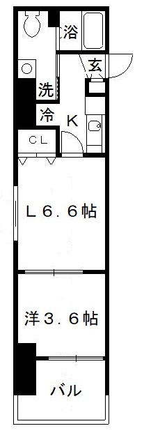 さいたま市大宮区大門町のマンションの間取り