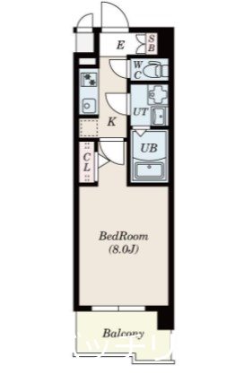 S-RESIDENCE大橋FLUSSの間取り