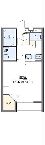 レオパレスプレシオＫの間取り