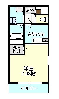 アンプルールユートピアの間取り