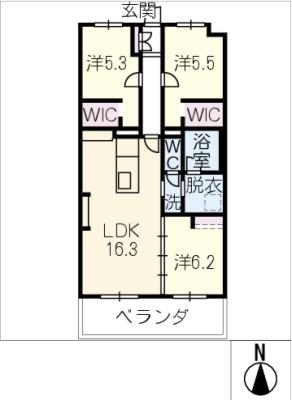 ハイゼ浅井の間取り