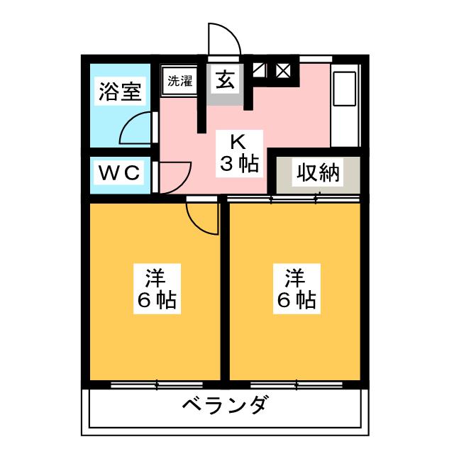 グリーンハイム尻手の間取り