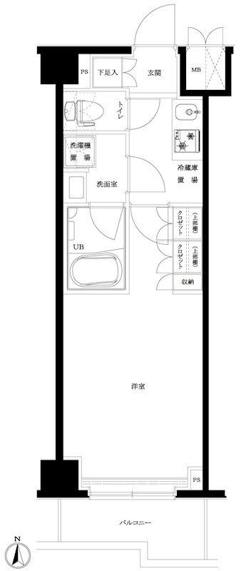 ルーブル川崎中丸子参番館の間取り