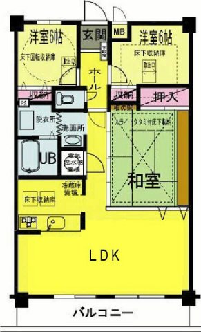 ルネス柳橋の間取り