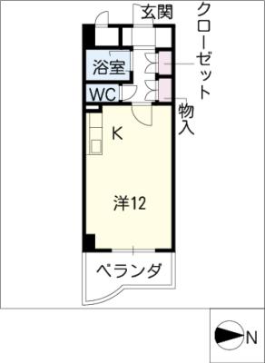 ３ｒｄ　ＦＵＫＵＹＡの間取り