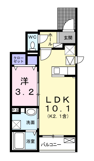 オリーブの間取り