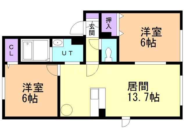 グランドールＫIの間取り