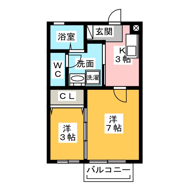 セジュール赤羽根の間取り