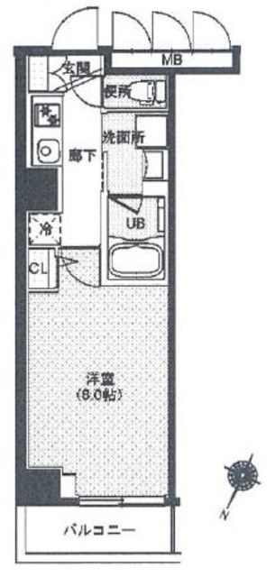 江東区辰巳のマンションの間取り