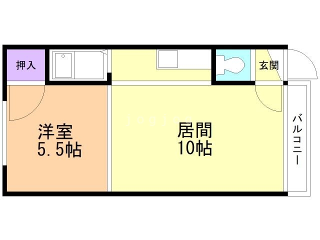 カサデューク白石（１・２・３）の間取り