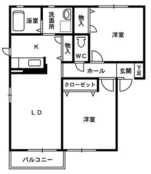 ディアスMの間取り