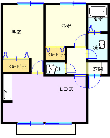 シティハイムOZAWAの間取り