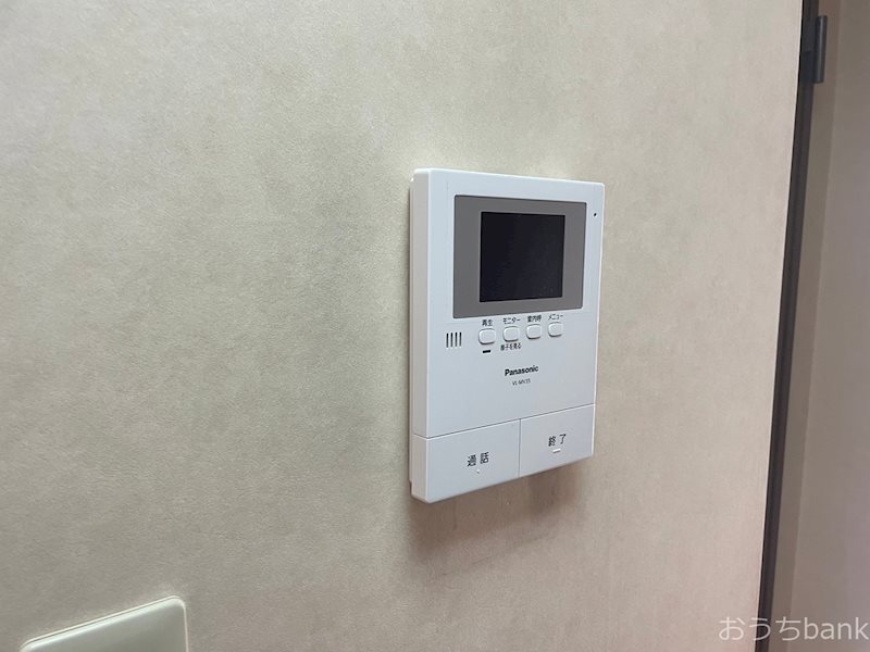 セキュリティ　便利なモニター付きインターフォン完備です♪
