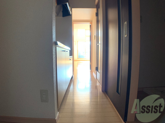 玄関　玄関から見た様子です。明るい洋室が見えますね。