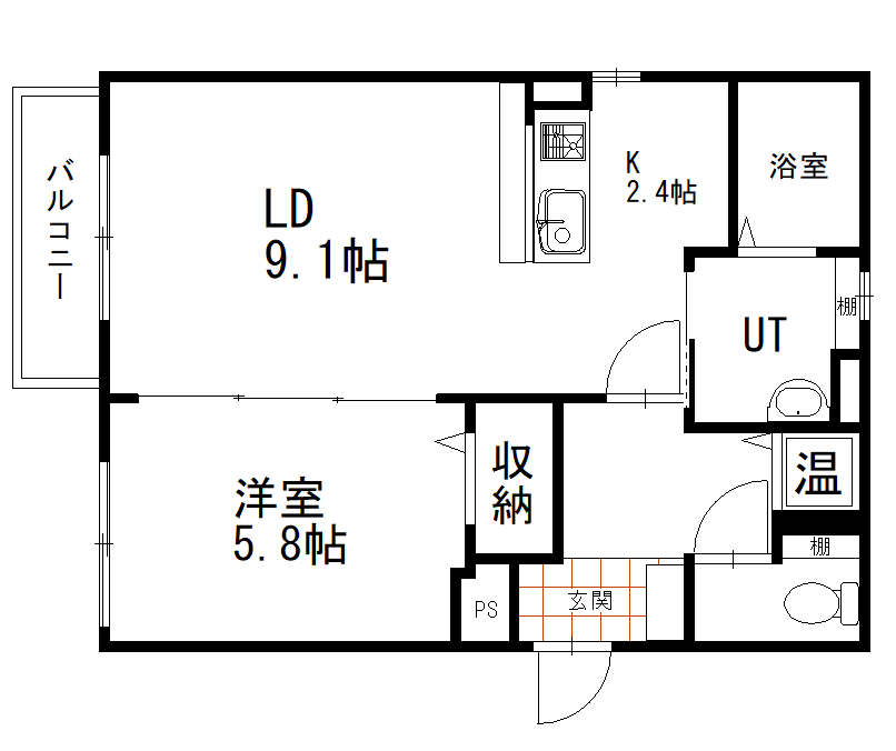 メゾンルミエールの間取り