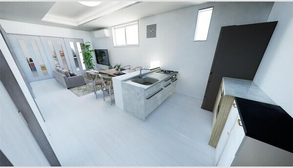 居室・リビング　家具・家電はイメージです