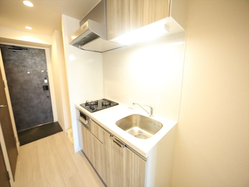 キッチン　システムキッチン（ガス2口コンロ付）　同仕様写真