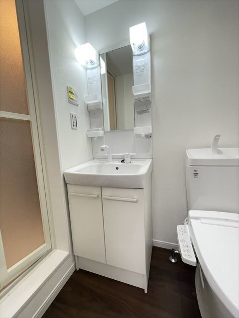 洗面設備　嬉しい独立洗面台