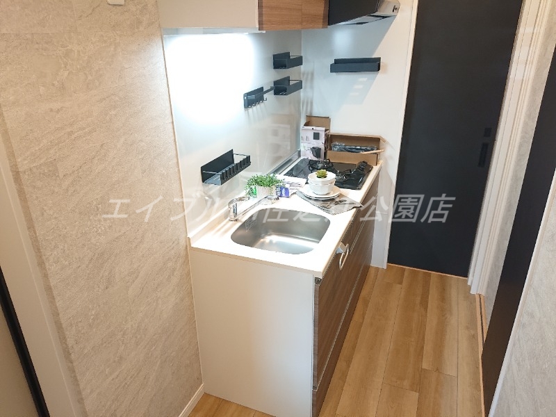 キッチン　モデルルームの為、家具備品は付属しません。
