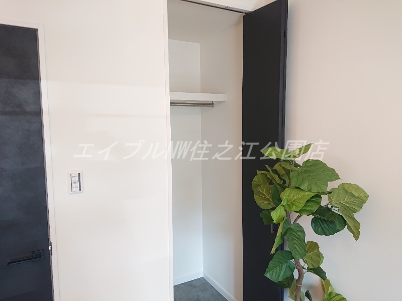 収納　モデルルームの為、家具備品は付属しません。