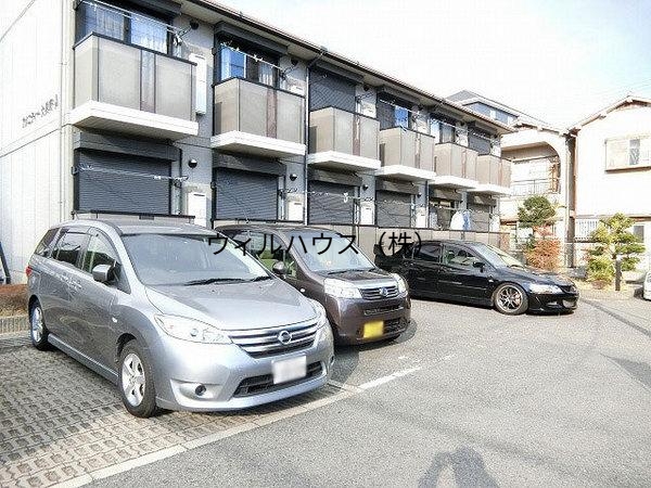 駐車場　駐車しやすい！