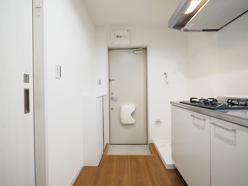 玄関　シューズボックス付の玄関