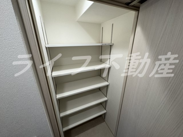 収納　大きなスペースがあり、収納には困りません