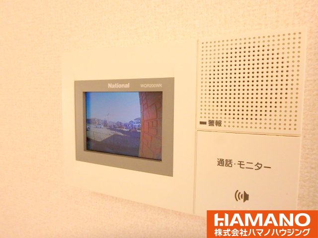 セキュリティ　TV付きインターホンで安心してご対応いただけます