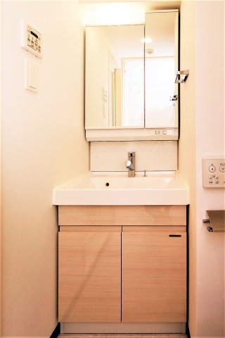 洗面設備　参考写真（同物件別部屋）