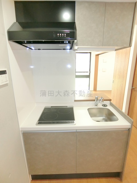 キッチン　2口IHシステムキッチン　カウンターキッチン