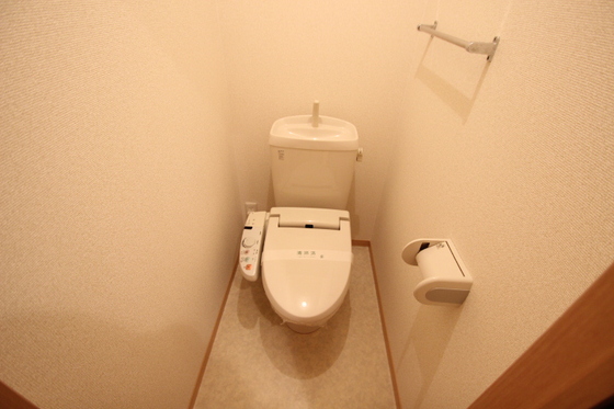 トイレ　写真は同物件別号室の物です