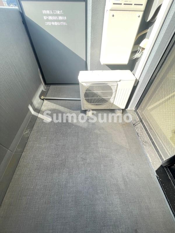 バルコニー　落ち着いた時間を過ごせるバルコニーです