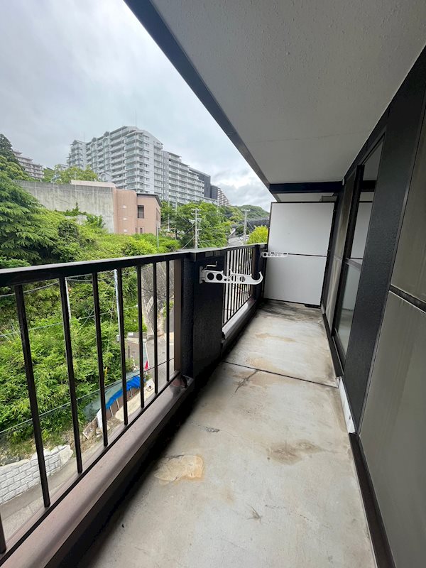 バルコニー　広々としたバルコニーです