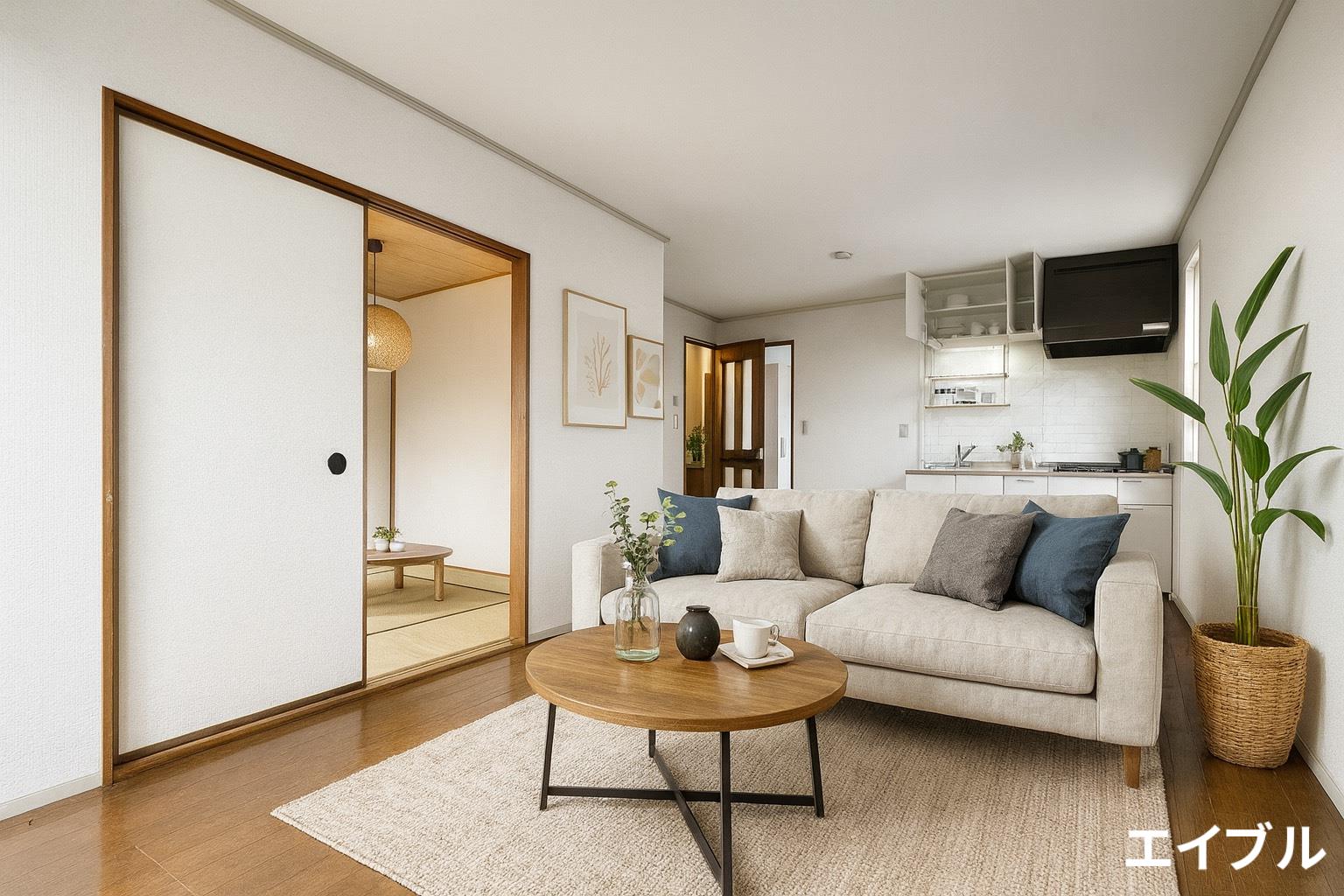 居室・リビング　家具はCGです。