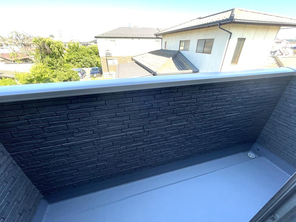 眺望　２階から見る空は広いです。