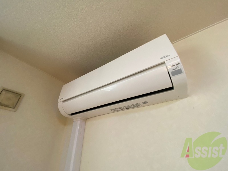 その他設備　エアコンが設置してありますので、寒暖対策もばっちり。