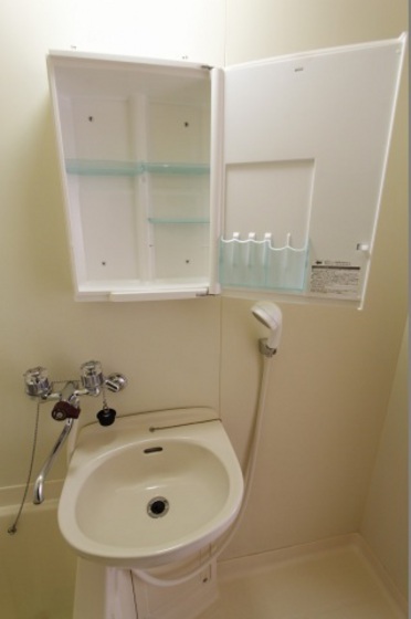 洗面設備　※別号室の写真です。