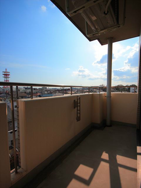バルコニー　眺望良好。