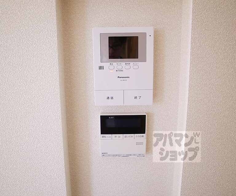 セキュリティ　来客の確認もできます