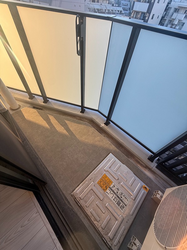 バルコニー　※同タイプ別階数部屋